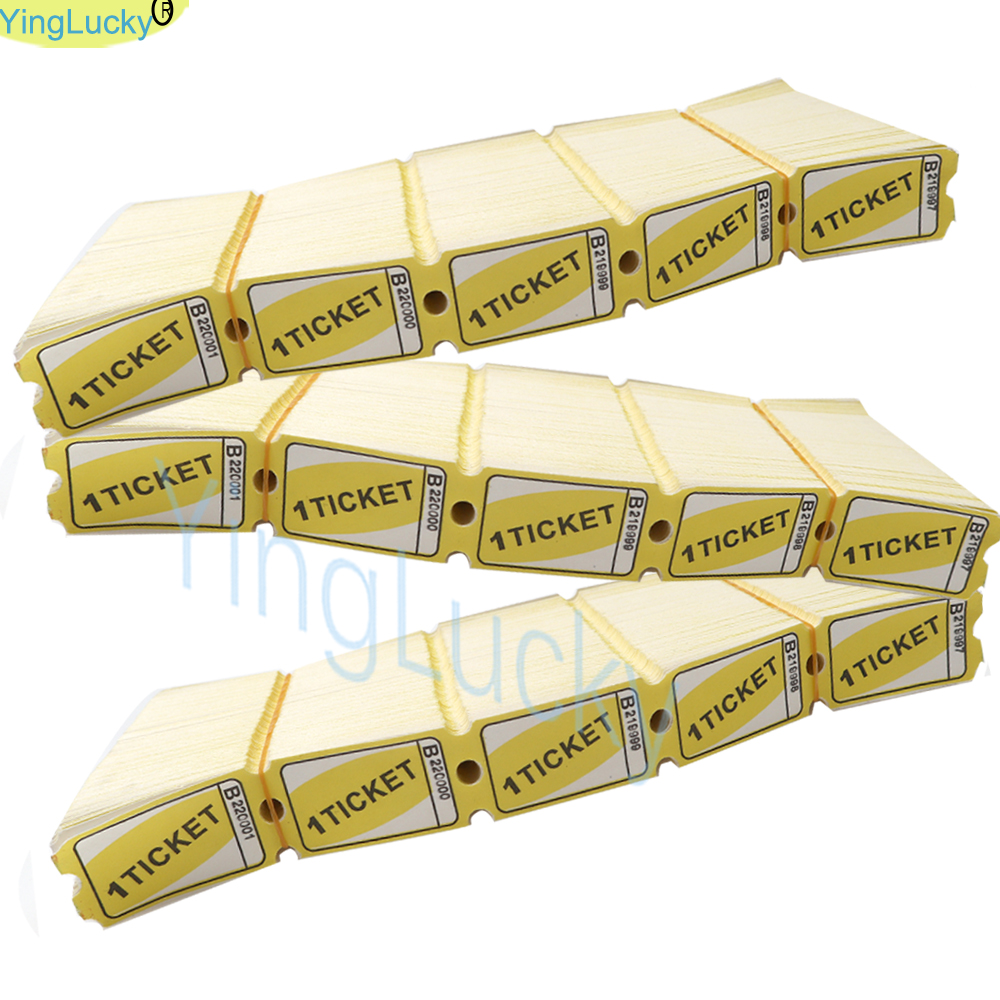 2000 pcs/lot Arcade Lottery Pa - Ticket Redemption Machine ulasan dan harga