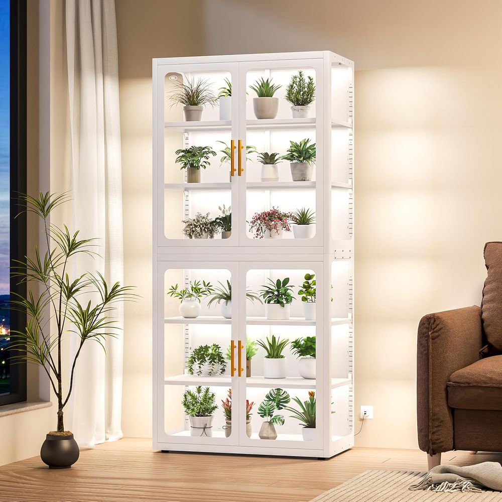 68 White Glass Display Cabinet - Glass Cabinet Display ulasan dan harga